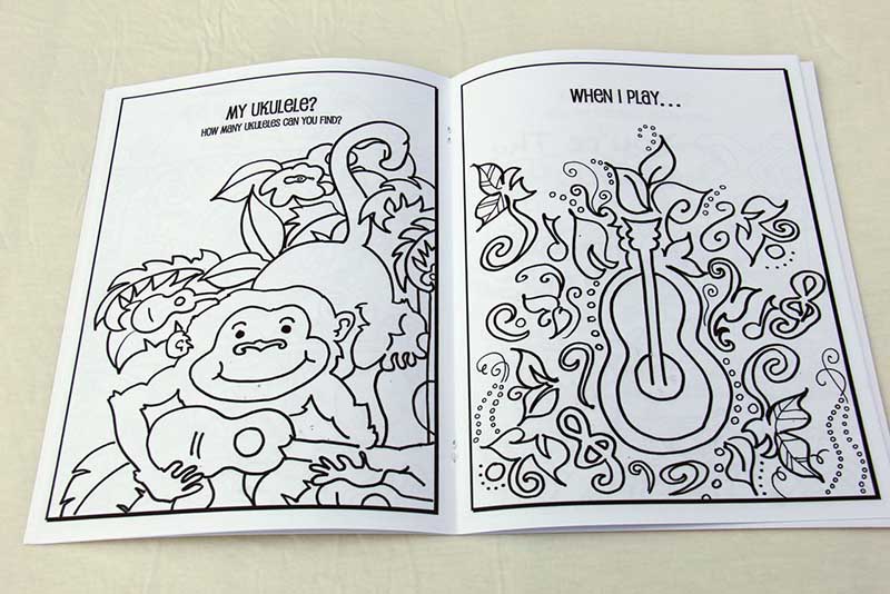 40 Coloring Book Ukulele HD